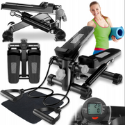 Heckermann žingsniavimo treniruoklis, juodas