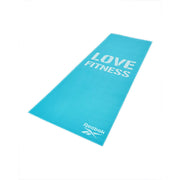 REEBOK neslystantis jogos ir mankštos kilimėlis, 4 mm, žydras