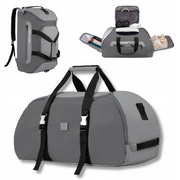 Sportinis krepšys–kuprinė 2in1 James Hawk, moteriškas (pilka)