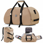 Sportinis krepšys–kuprinė 2in1 James Hawk, moteriškas (rusvas)