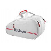 WILSON padelio krepšys Padel Team Bag, šviesiai baltas (off white)