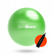 GYMBEAM gimnastikos kamuolys 65 cm, žalias + pompa