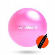 GYMBEAM gimnastikos kamuolys 65 cm, rožinis + pompa