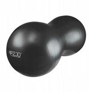 4FIZJO gimnastikos kamuolys, riešuto formos, juodas