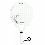 Padelio raketė VirtuFit Padel Control (balta/juoda)