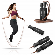 GYMTEK odinė šokdynė su guoliais, ilga, paminkštintomis rankenomis