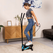 Hop-Sport HS-45s Slim žingsniavimo treniruoklis, juodai mėlynas