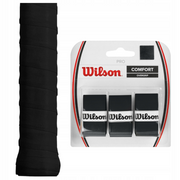 Padelio raketės apvijos Wilson Pro Overgrip (juodas; 3 vnt.)