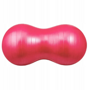 4FIZJO gimnastikos kamuolys, riešuto formos, raudonas