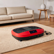 Vibracinė treniruočių platforma 200 W su 120 intensyvumo lygių, raudona/juoda