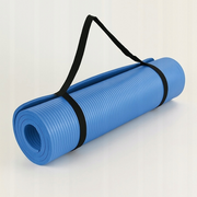 Neslystantis jogos ir fitneso kilimėlis, storas, 12 mm, mėlynas