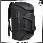 Sportinis krepšys–kuprinė 2in1 James Hawk, moteriškas (juoda)