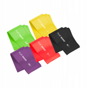 Treniruočių gumų rinkinys Rebel Flat Band, 5 skirtingo lygio gumos