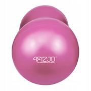 4FIZJO gimnastikos kamuolys, riešuto formos, rožinis
