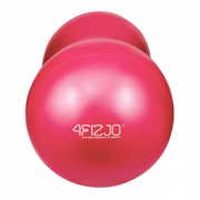 4FIZJO gimnastikos kamuolys, riešuto formos, raudonas