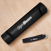 GYMBEAM treniruočių kilimėlis / jogos kilimėlis, 10mm, juodas