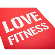 REEBOK neslystantis jogos ir mankštos kilimėlis, 4 mm, raudonas