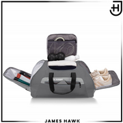 Sportinis krepšys–kuprinė 2in1 James Hawk, moteriškas (pilka)