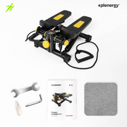 Plenergy žingsniavimo treniruoklis, juodai geltonas