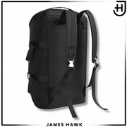 Sportinis krepšys–kuprinė 2in1 James Hawk, moteriškas (juoda)