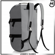 Sportinis krepšys–kuprinė 2in1 James Hawk, moteriškas (pilka)