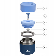 Termosas maistui Majestic Sport 0,5 l  mėlynas