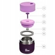 Termosas maistui Majestic Sport 0,5 l violetinis