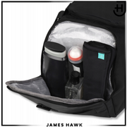 Sportinis krepšys–kuprinė 2in1 James Hawk, moteriškas (juoda)