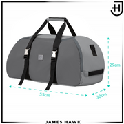 Sportinis krepšys–kuprinė 2in1 James Hawk, moteriškas (pilka)