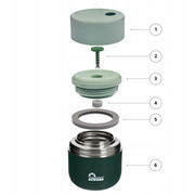 Termosas maistui Majestic Sport 0,5 l žalias