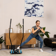 Hop-Sport HS-45s Slim žingsniavimo treniruoklis, juodai mėlynas