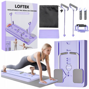 LOFTEK išmanus pilates pratimų treniruoklis (šviesiai violetinis)