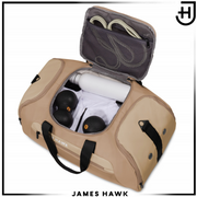 Sportinis krepšys–kuprinė 2in1 James Hawk, moteriškas (rusvas)