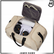 Sportinis krepšys–kuprinė 2in1 James Hawk, moteriškas (smėlio)