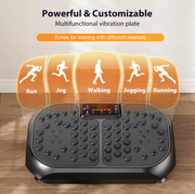 Vibracinė treniruočių platforma 4D 200 W su 99 lygiais