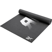 REEBOK neslystantis jogos ir mankštos kilimėlis, 4 mm, juodas